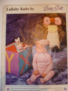 lady galt lullaby knits baby book 39 g vintage c1973