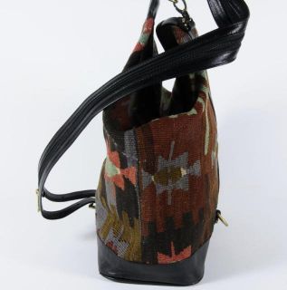Ganado Navajo Southwestern Multicolor Backpack Convertable Purse