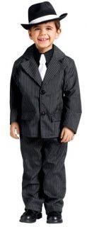 gangster pinstriped suit costume child toddler