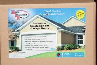 Garage Door Insulation Kit 1 Car Dr R 6 9w x 7H