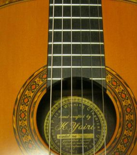 Yairi Y22 Classical Guitar Rosewood Back and Sides Handmade