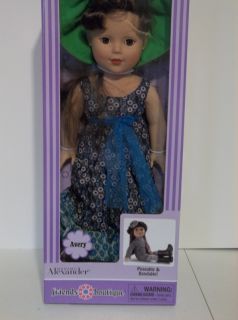 Madame Alexander Friends Boutique Avery Poseable 18 Doll New