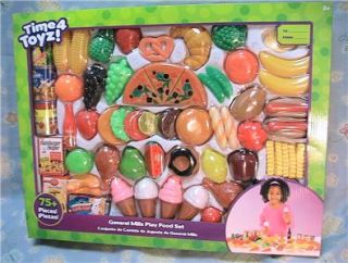 General Mills Pretend Food Set for Childrens Play Kitchen, NEW