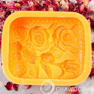 Rose GARDEN03 Silicone Soap Molds Candle Molds Crafts Candle Soap