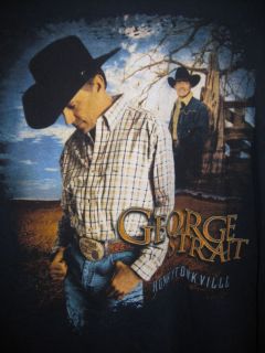 George Strait Honkytonkville Concert Shirt 2004 GREAT CONDITION