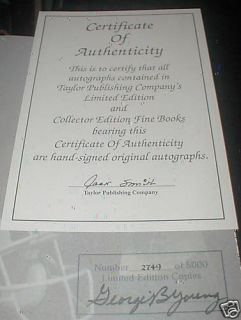 Giants Autograph 70th Anniversar Book George Young Auto