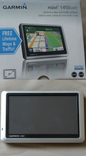 Garmin Nuvi 1450LMT GPS Excellent Rarely Used