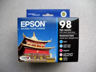 PACK Epson GENUINE 98 Color Ink (RETAIL BOX) T098920 ARTISAN 800 810