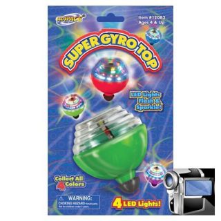 Super Sonic Laser Gyro Top Spinning Toy w LED