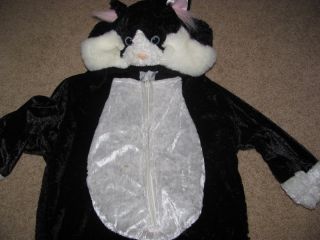 Celebration CAT Costume Size medium 2t 4t full body with hood