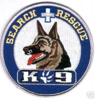  DOG CANINE K 9 MP SWAT GERMAN SHEPHERD SEARCH RESCUE CANINE K 9 PATCH