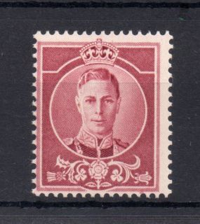 King George VI Waterlow Perforated Essay in Red Brown unmounted MINT