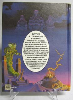  Advanced Dungeons Dragons Deities Demigods D D TSR Gary Gygax