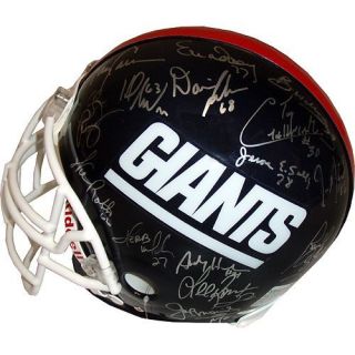 1986 NY Giants Team Signed Official Helmet Steiner COA