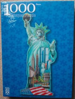 NEW FX Schmid Shaped Puzzle STATUE OF LIBERTY New York City TWIN