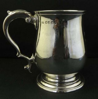 Antique George IV Solid Silver Mug Tankard William Bateman