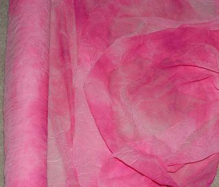 description tie dyed crushed georgette color neon pink multiple yards