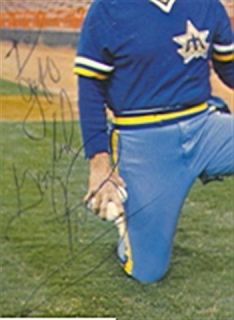Gaylord Perry Seattle Mariners Signed Postcard JSA COA VG EX SKU 31722
