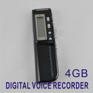 New 4GB 650Hr Digital Voice Recorder Dictaphone  Player USB
