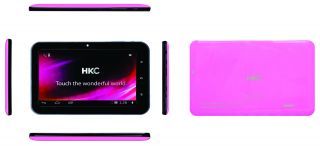 Pink 7 HKC Capacitive Multi Touch Tablet PC 8GB Google Play Android 4