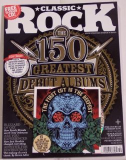 Classic Rock Free CD 150 Greatest Debut Albums Ozzy Oct