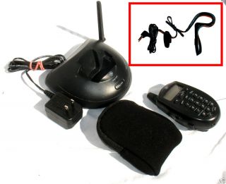 GE 26977GE2 HANDS FREE Mini Cordless Phone Single Over Ear Headset Mic