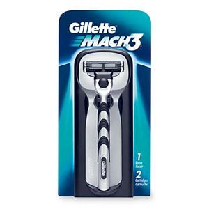 Gillette Mach 3 Razor 2 Cartridges 3BLADE System NIP