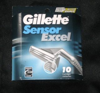 Gillette Sensor Excel Razor Refills   1 pkg.   NIB