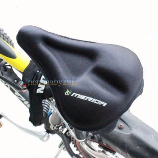 Bicycle Soft Silicone Pad Saddle Silica Gel Cushion Seat Cover