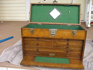 Gerstner Small Old Antique Machinist Tool Chest Box