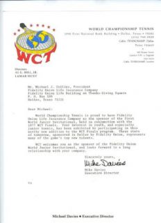 Vitas Gerulaitis & Jimmy Connors signed 1977 WCT World Championship