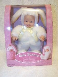 Anne Geddes Bean Filled Collection Bunny Rabbit Doll New in Package