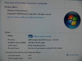 HP Pavilion S5603W Desktop PC AMD Sempron 2 70GHz 3GB DDR2 RAM 320GB