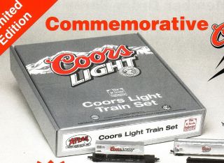 Coors Light The Silver Bullet Commemorative Train Set