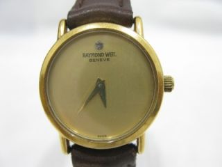 Raymond Weil Geneve 18K Gold plated Swiss Quartz Ladies Watch