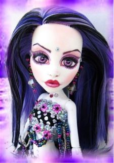  Vondergeist Monster High Custom Doll Repaint Makeover DIVA Costume