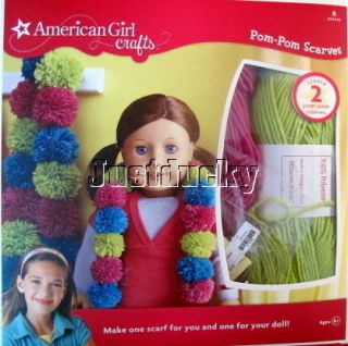 New American Girl Crafts Pom Pom Scarves