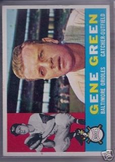 Gene Green 1960 Topps Baseball EX or Better 269