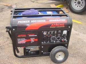 Apache Gas Generator AGG10000E Brand New w warranty key start
