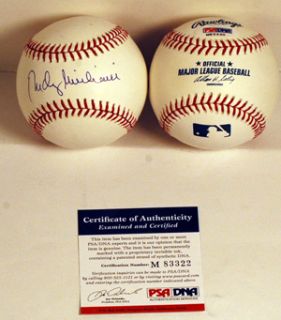 Rudy Giuliani Signed Autograph MLB Baseball Mayor New York Yankees PSA
