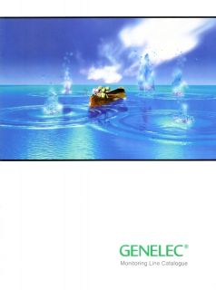 GENELEC catalog brochure prospekt studio monitor speakers active audio