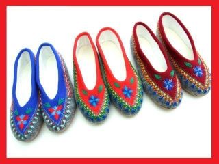  Ladies Polish Felt Handmade Slippers from Poland Gift Kapcie