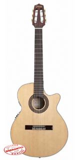  Thinline Acoustic Electric Nylon String Guitar With Gig Bag, EG562C