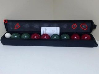 Gamenamics Bocce 100mm with Wheeled Carry Case