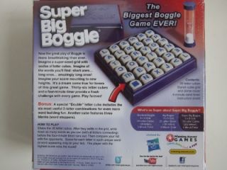 Super Big Boggle 6x6 not Just 5x5 Letter Dice Word Cube Game New Bonus