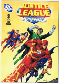2011 General Mills Cereal Justice League 3 Mini Comic Giveaway Promo