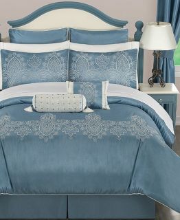 Jessica Sanders Geneva Queen 24 Piece Comforter Bed In A Bag Set