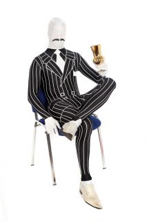 Gangster Suit Official ADULT Morphsuit Costume Size L Large NEW