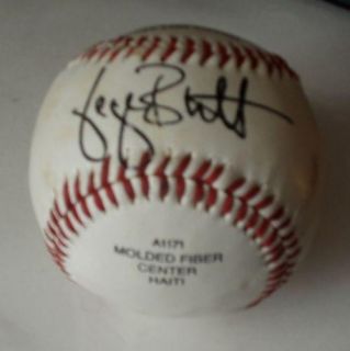 Vintage George Brett Autographed Baseball
