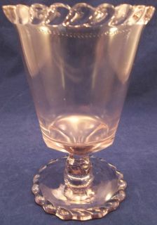  EAPG Sun Purple Spooner Spoon Holder Pressed Glass 1890S